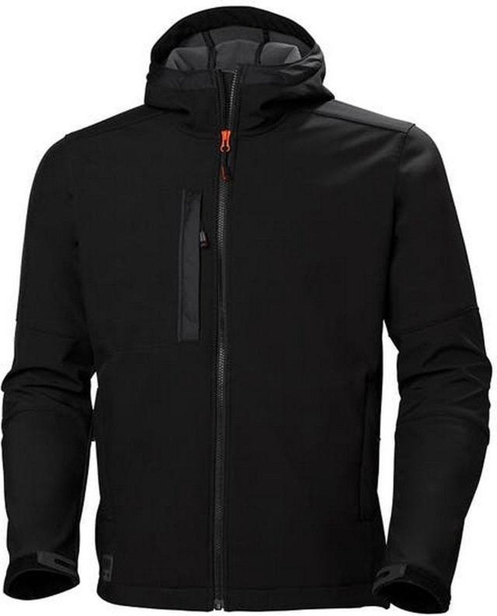 Helly Hansen Kensington Hooded Soft Shell Jacket voor volwassenen van Unisex (Zwart)