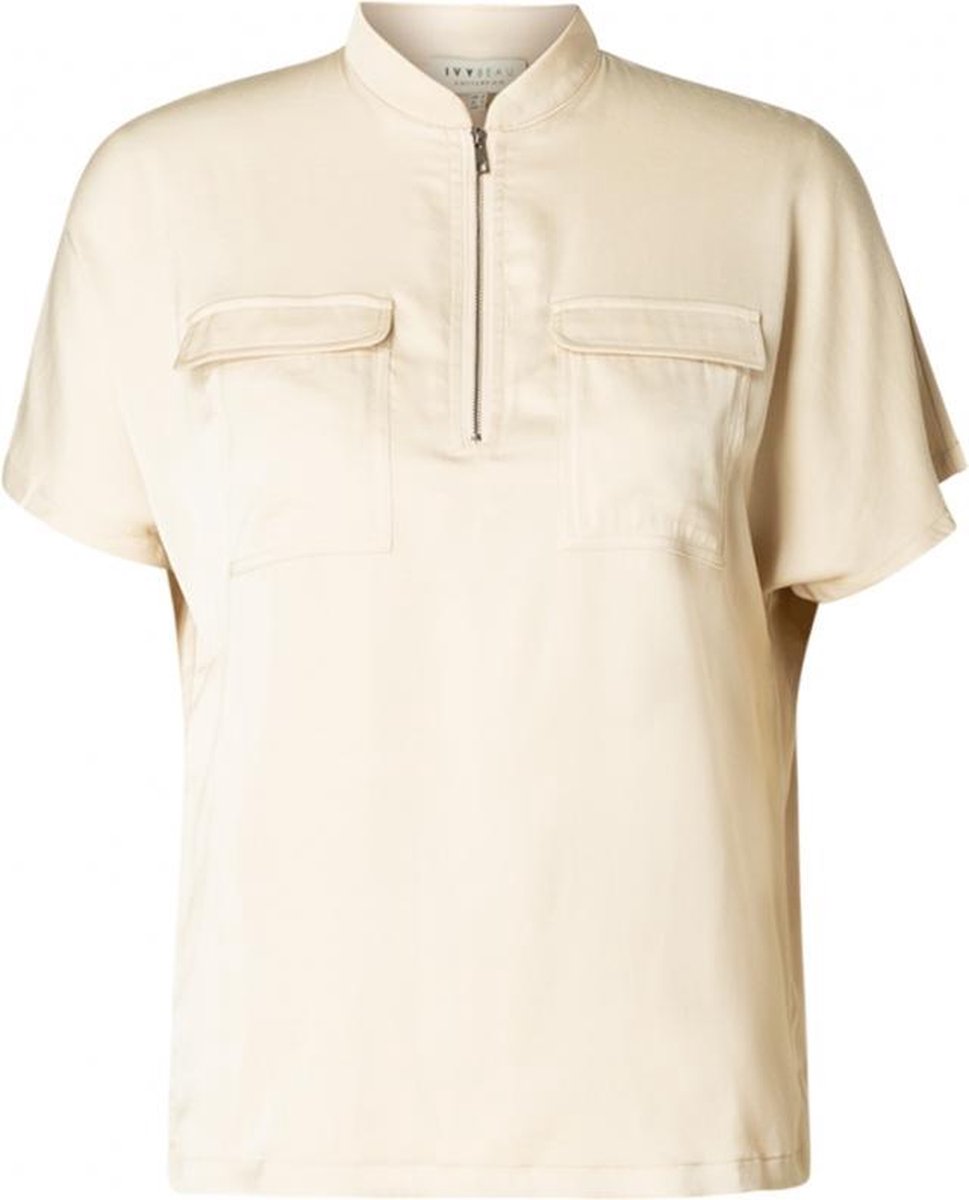 IVY BEAU Tammy Blouse - Sand - maat 40