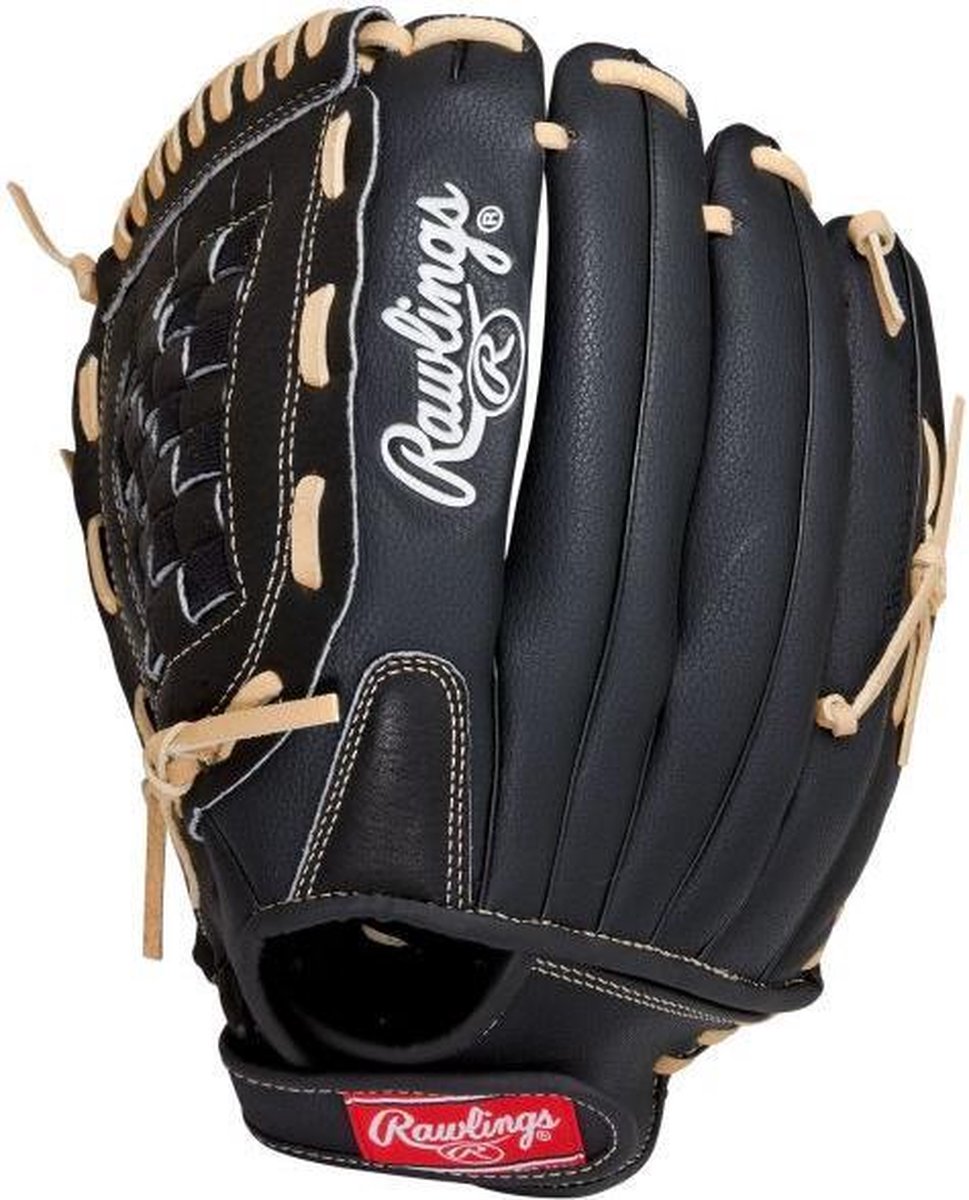 Rawlings RSS130C Softbal Handschoen - Black - 13 inch - Voor linkshandige werper