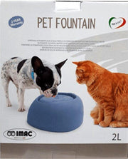Ciottoli Drinkfontein voor hond of kat blauw