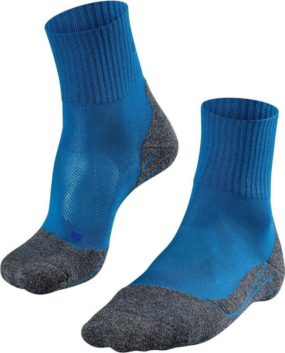 FALKE TK2 Short Cool Heren Sokken - Blauw - Maat 39-41