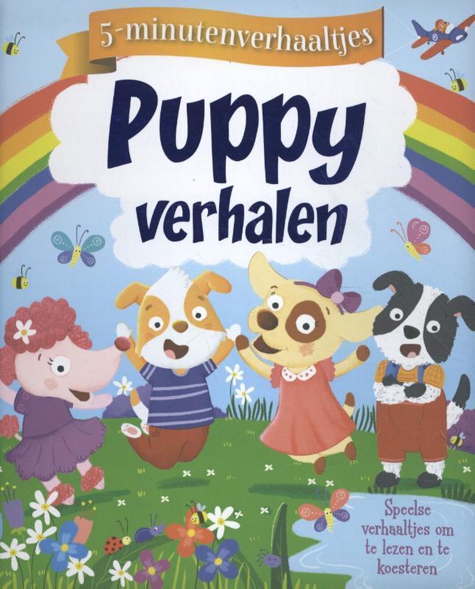 Kinderboeken Rebo Prentenboek - 5 Minutenverhaaltjes: Puppyverhalen