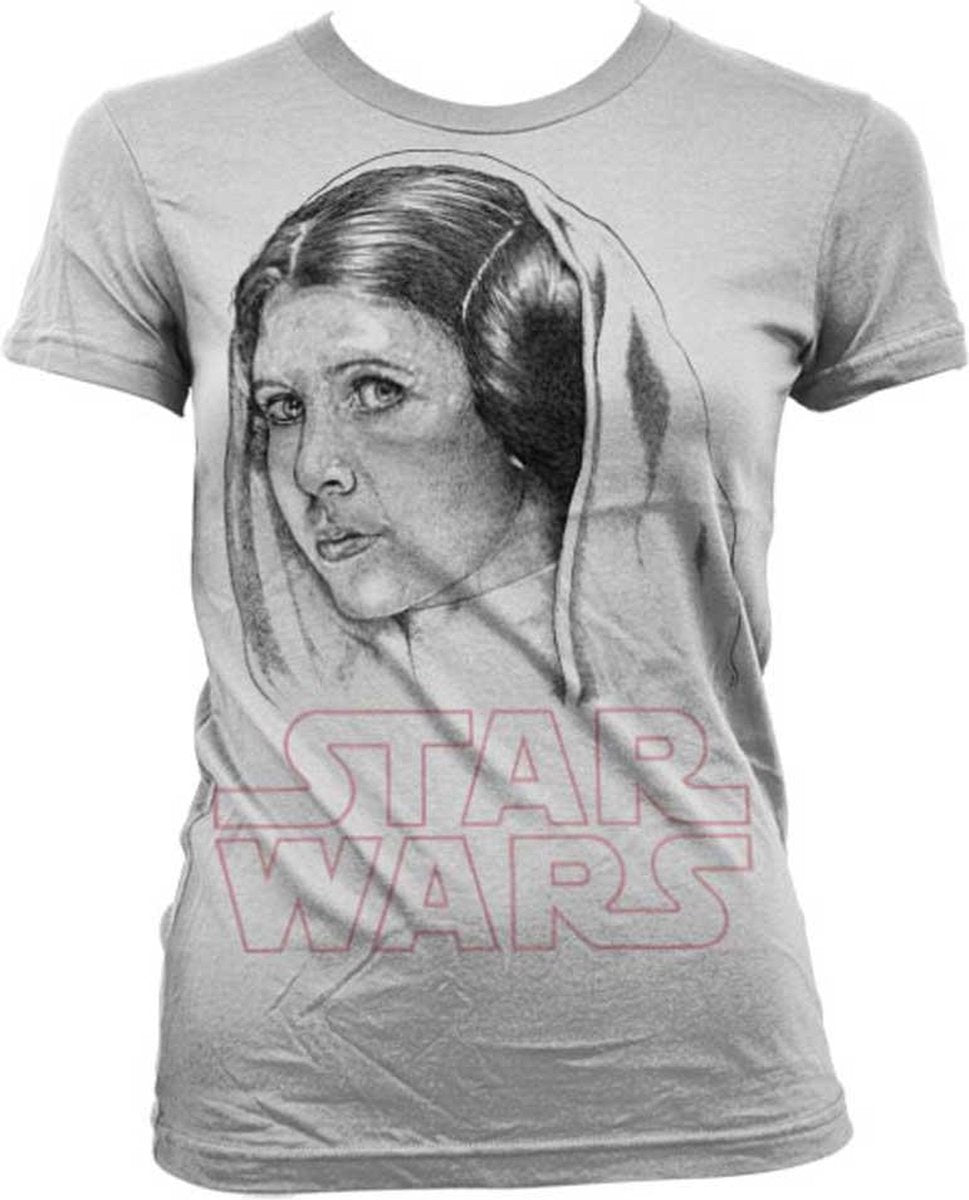 Merchandising STAR WARS - T-Shirt GIRL Princess Leia - White (M)