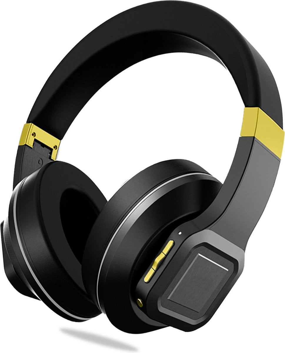 Douxe ANC 5.0 Bluetooth Headphone - Draadloze Over-Ear Koptelefoon - Active Noise Cancelling - Microfoon - Incl. Carry Case