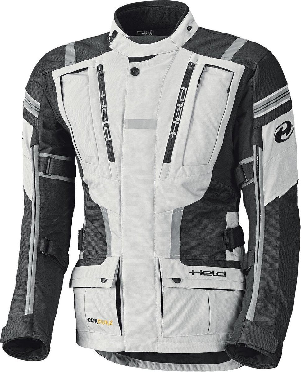 Held Hakuna II Grey Black Textile Motorcycle Jacket  3XL