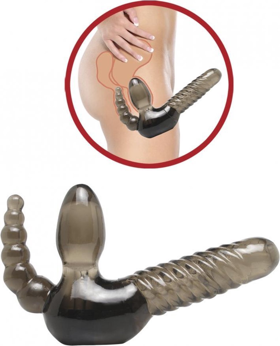 Strapless Strap-On with Anal Stimulation - Butt Plugs & Anal Dildos - Strap On Dildos