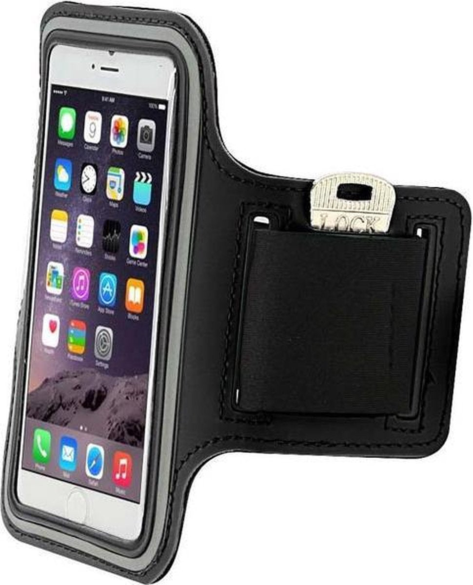 Sportarmband Apple iPhone 6/ 6S - 4.7 inch hardloop sport armband - Zwart