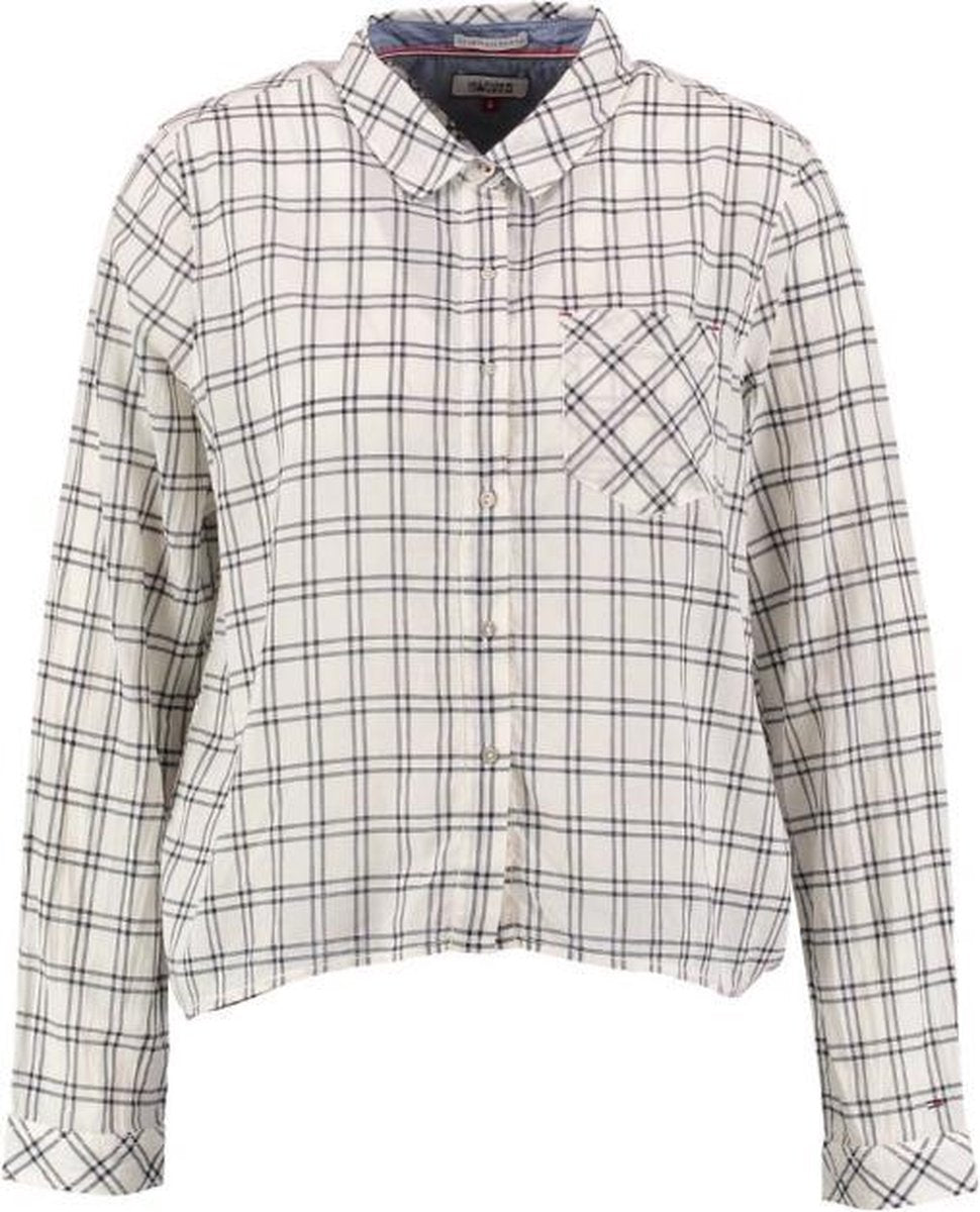 Tommy hilfiger blouse off white - valt kleiner - Maat S