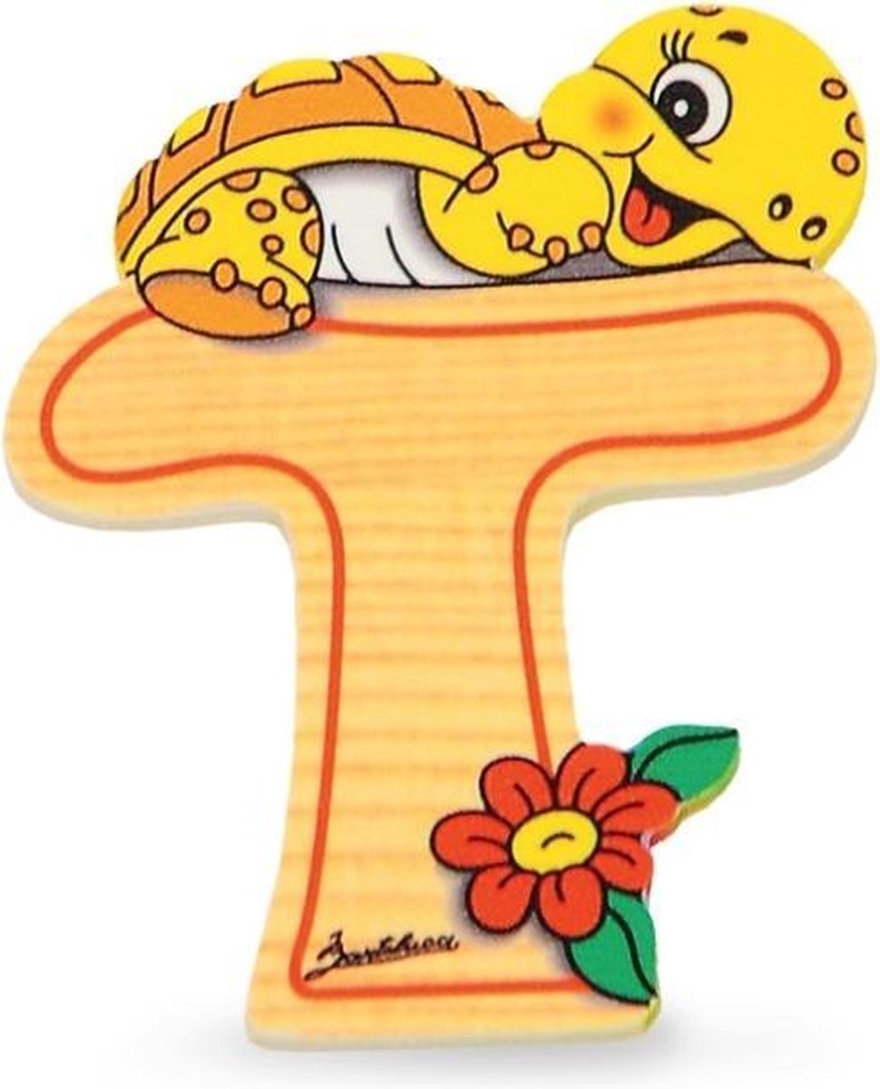 Alfabet letter hout groot T | Bartolucci
