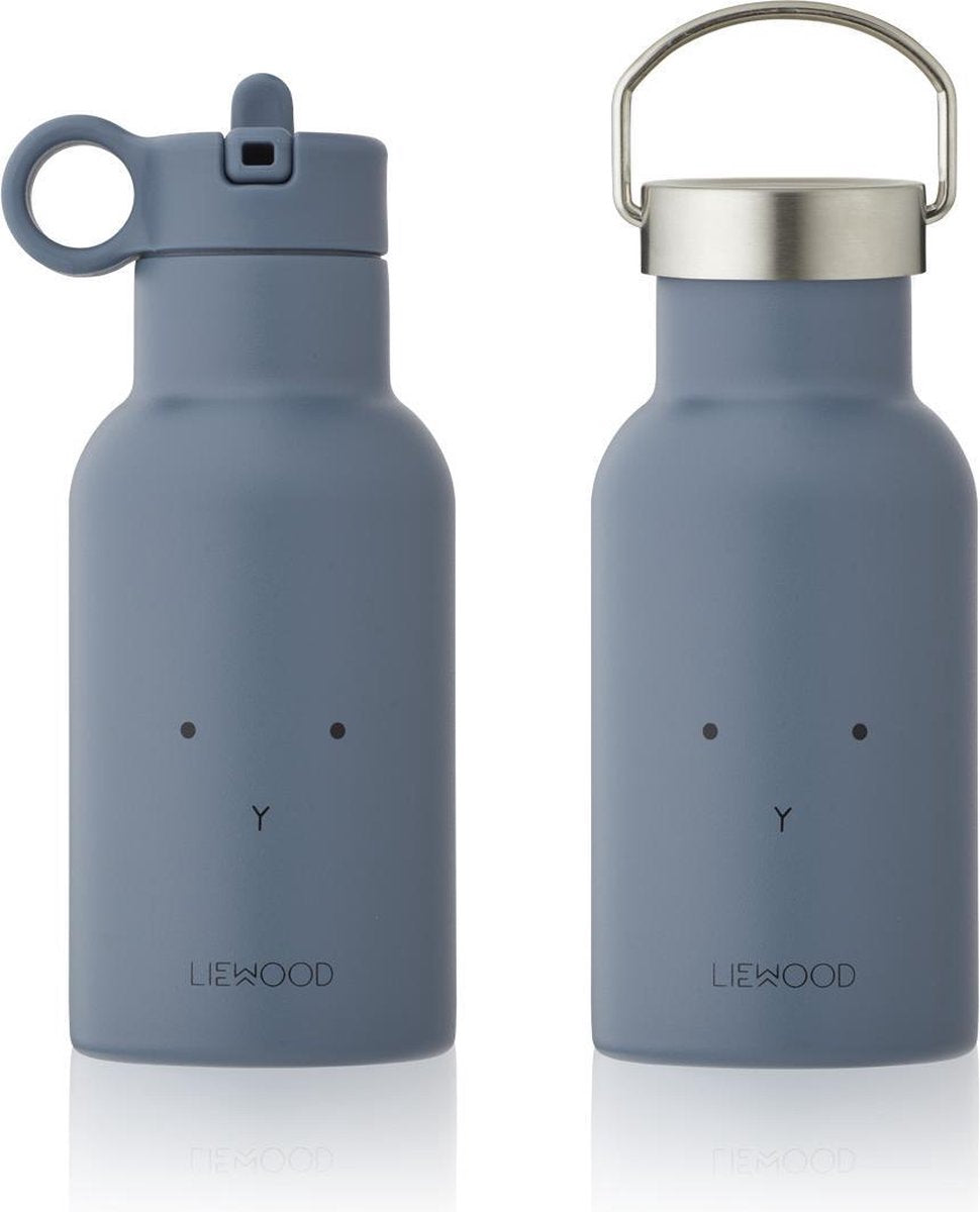 Super Knappe Anker Drinkfles - Rabbit blue wave