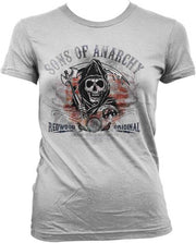 SONS OF ANARCHY - T-Shirt Distressed Flag - GIRL (S)