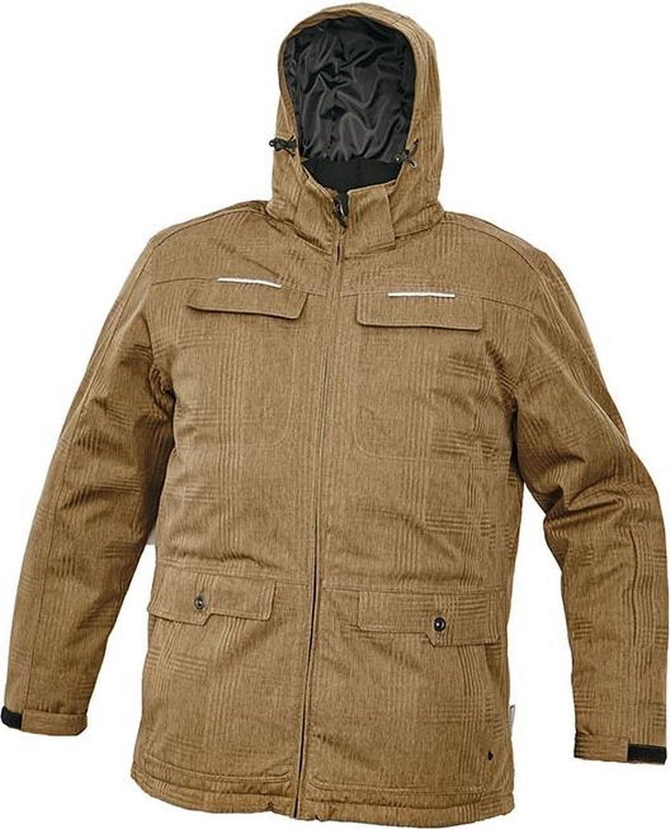 Heren winterjas Olza khaki 3XL