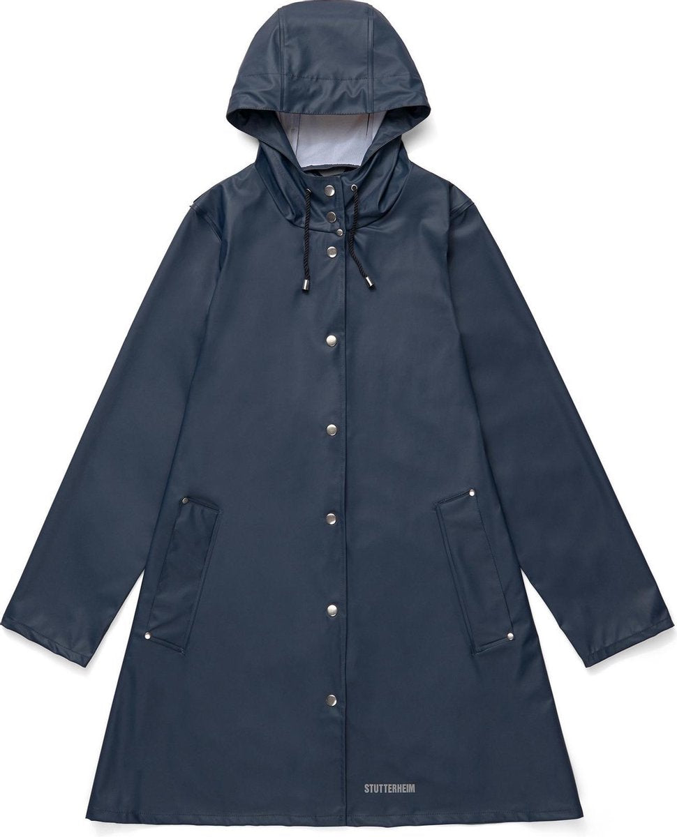 Stutterheim - Lichtgewicht regenjas voor dames - Mosebacke LW - Donkerblauw - maat M