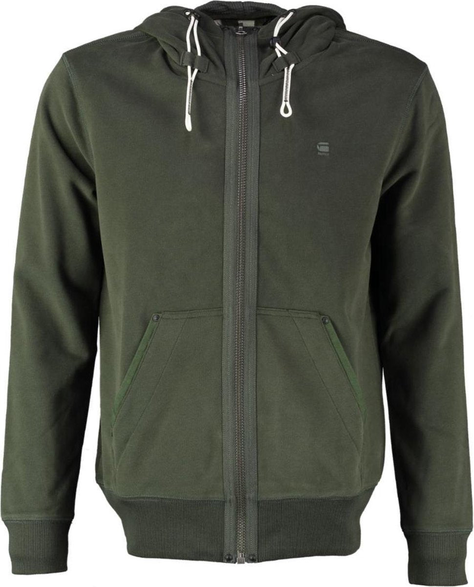 G-star groen sweatvest hoodie - Maat S