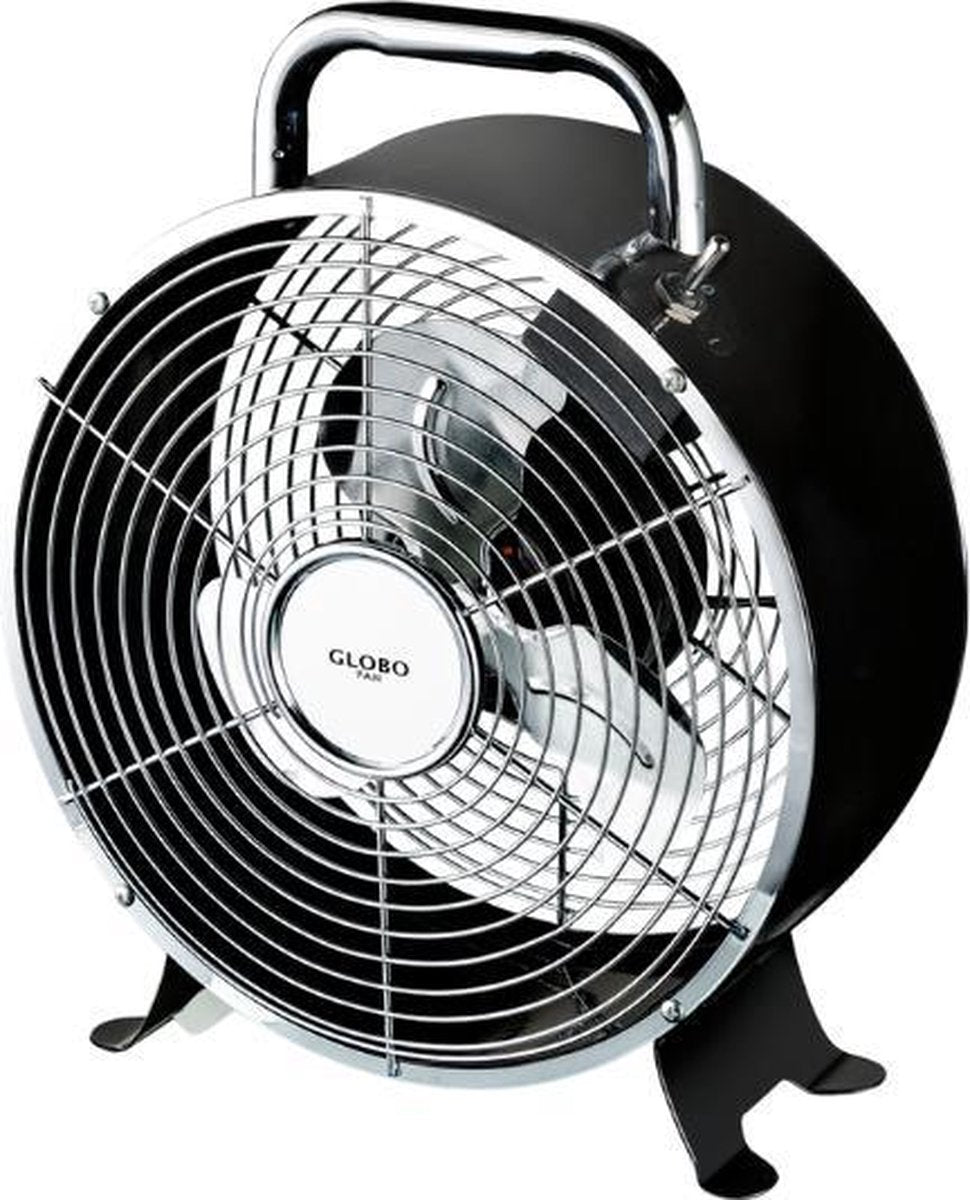 Voetstukventilator Metall Schwarz - Zwart