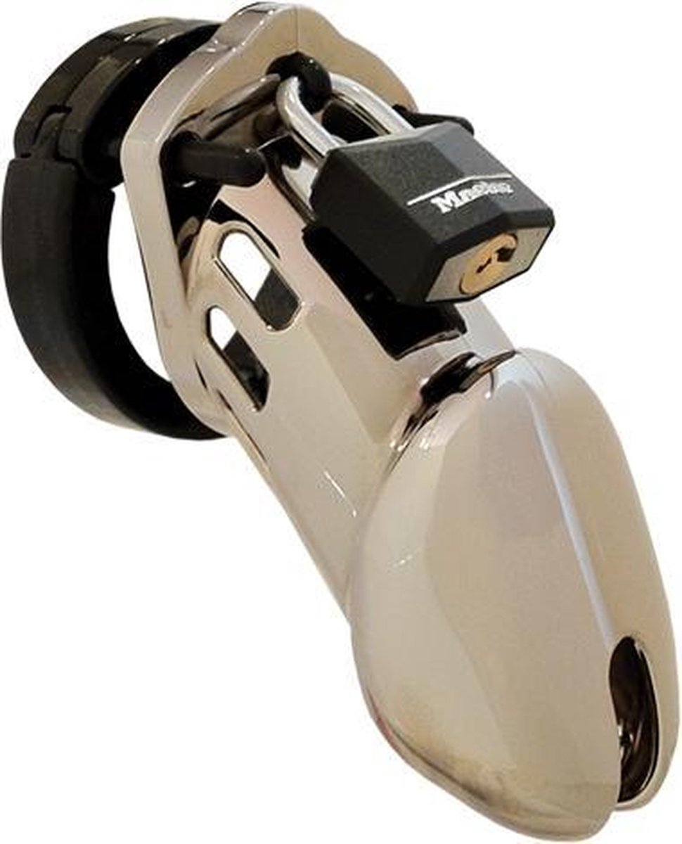 CB-6000 Kuisheidskooi - Chroom - BDSM - Bondage - Zilver - Discreet verpakt en bezorgd