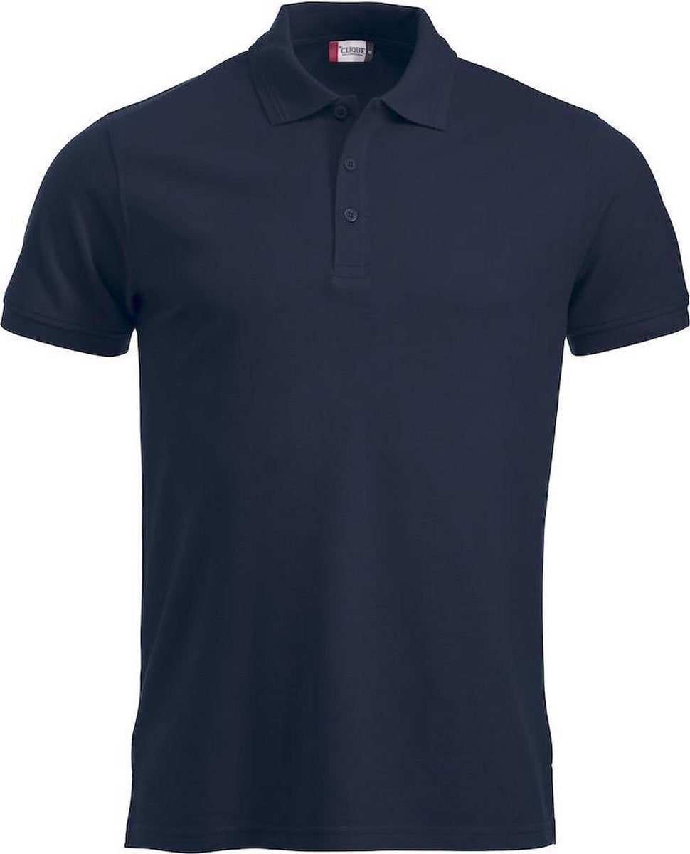 Manhattan heren polo grijsmelange xl