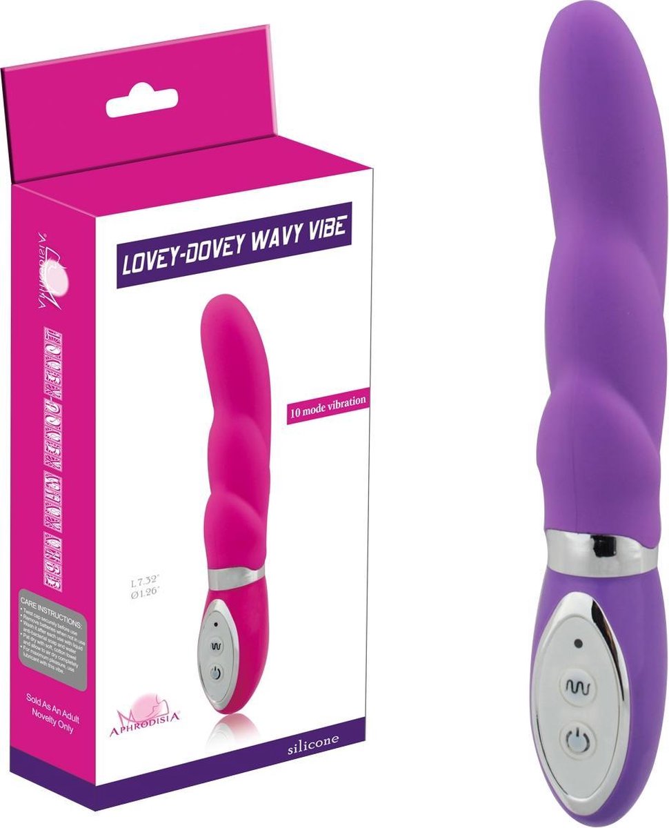 Lovey Dovey Siliconen vibrator paars