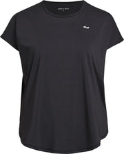 Rohnisch Leo Loose Top Dames Sporttop - Black - Maat XS