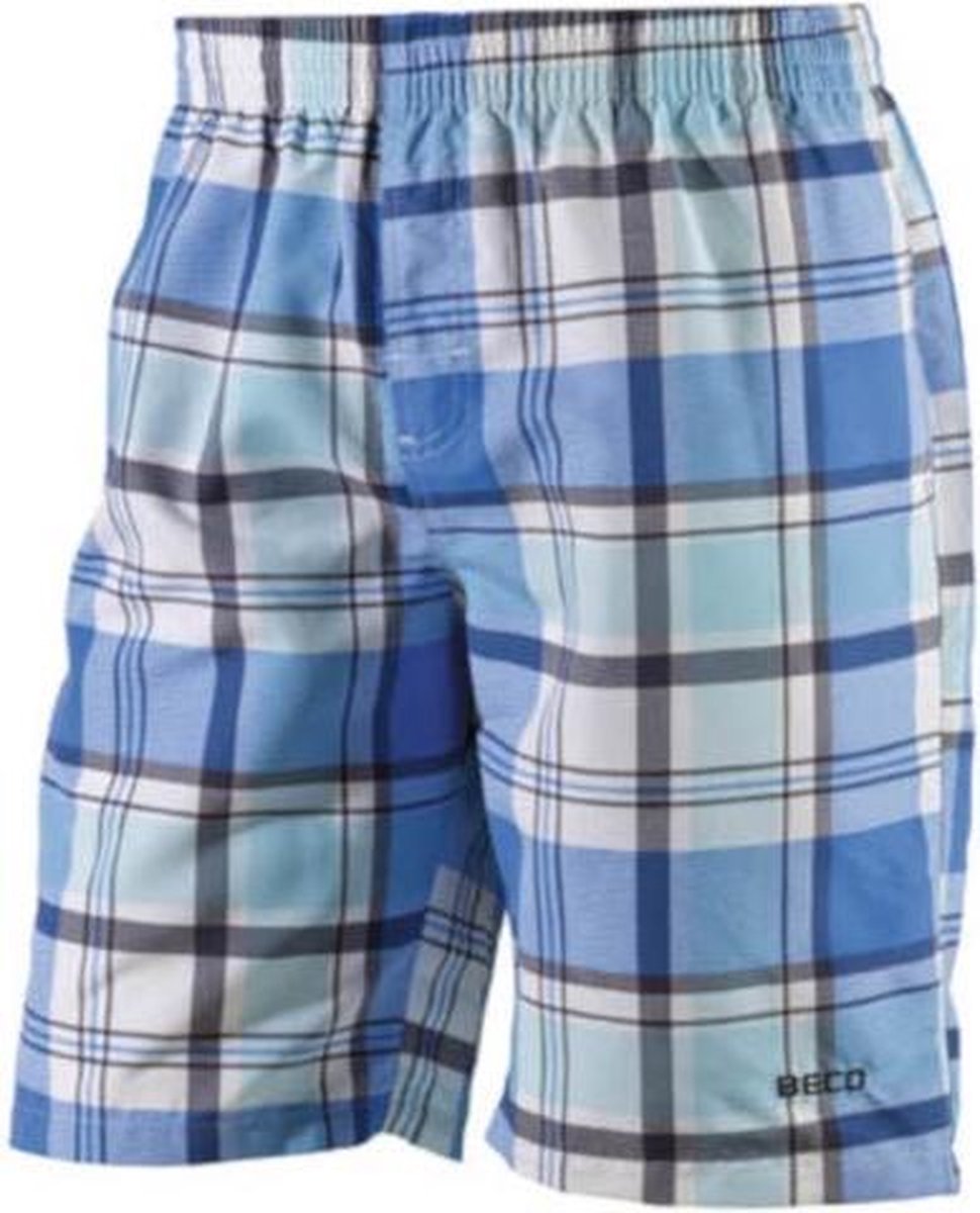 Beco Zwemshort Heren Polyester Blauw/wit Maat S