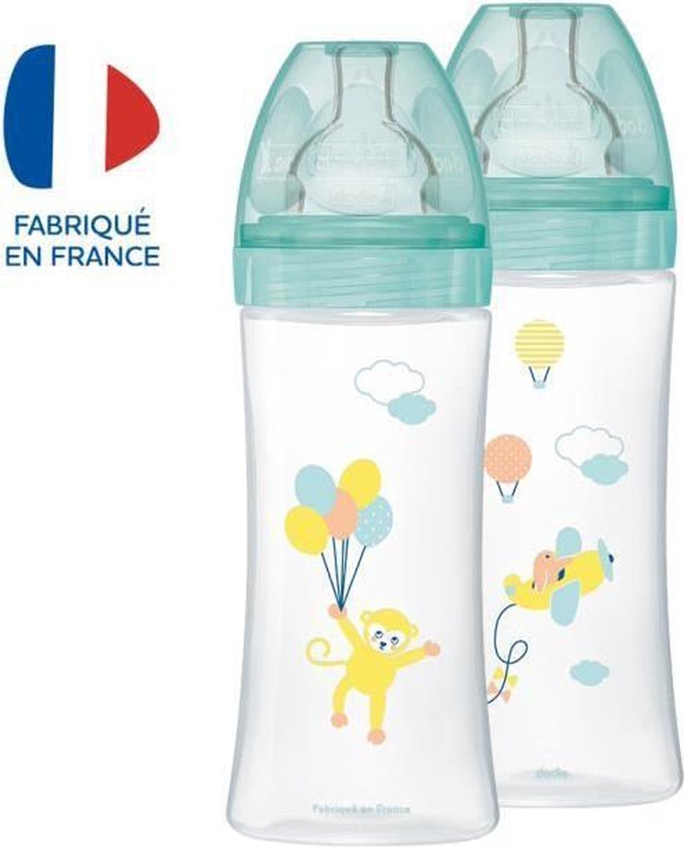 Dodie - Lot van 2 Sensation-flessen + 330 ml