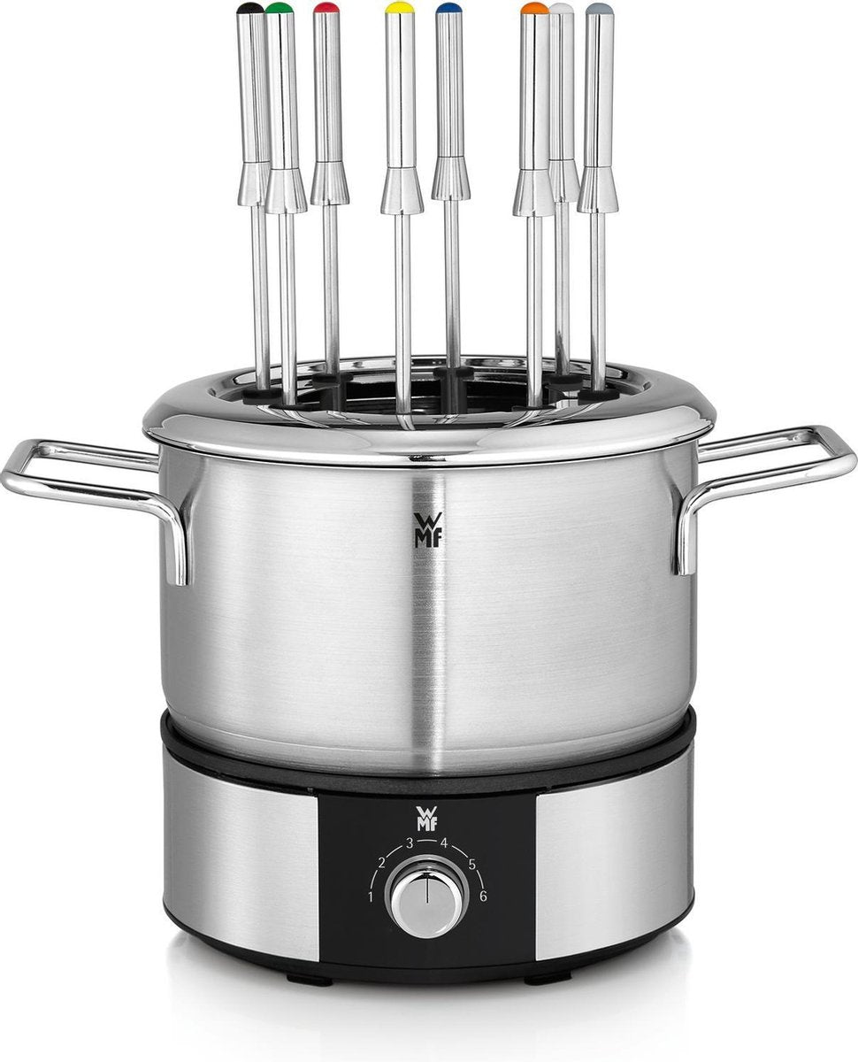 WMF Lono - Elektrische Fonduepan - 8 Fonduevorkjes