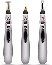 Acupuntuur Pen - Meridiaan Pen - Acupunctuur Massage Pen - Laser Acupunctuurpen - Pijnbestrijding met Platte en Ronde Kop - Gel - Handleiding