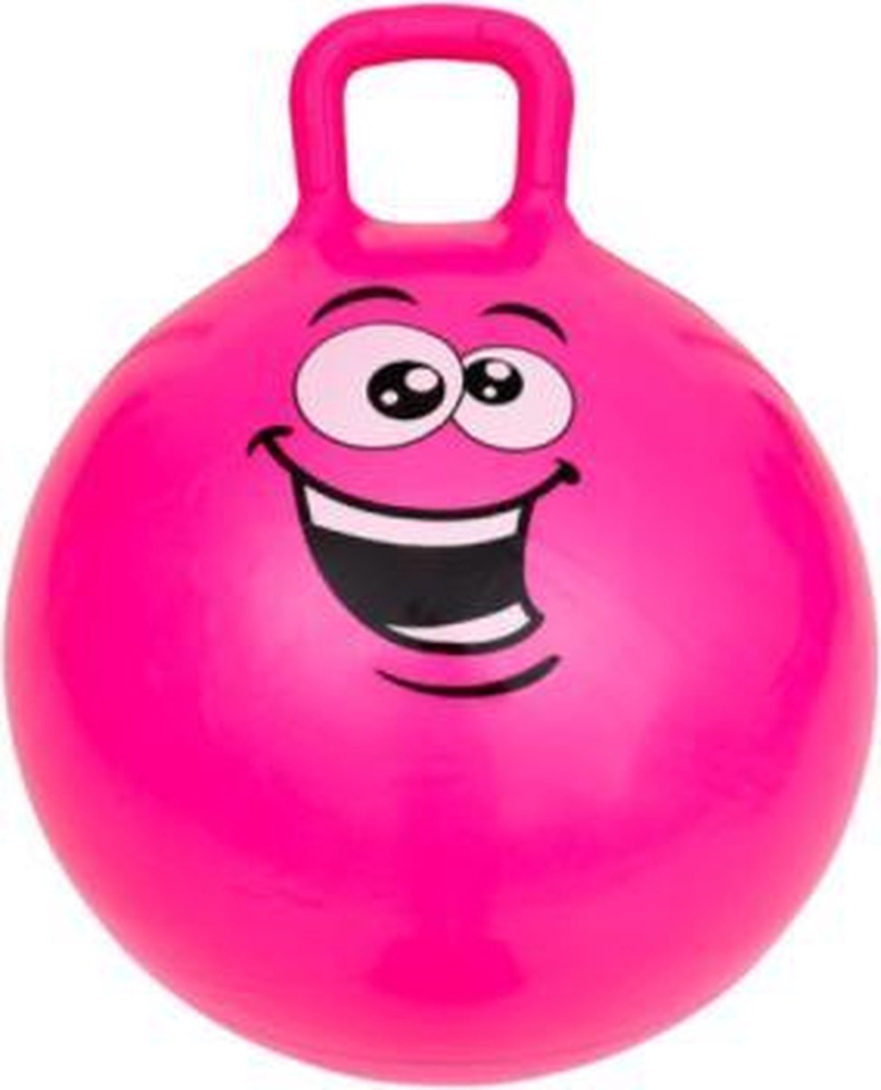 Skippybal - Speelgoed - Kinderen - 45 cm - ROZE met Rheme Liniaal
