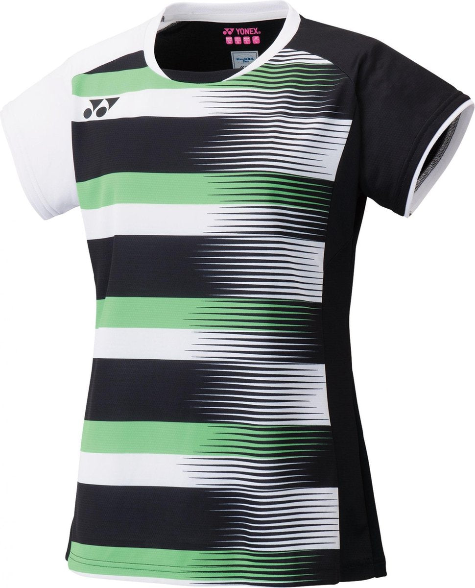Yonex Badmintonshirt Dames Polyester Zwart Maat S