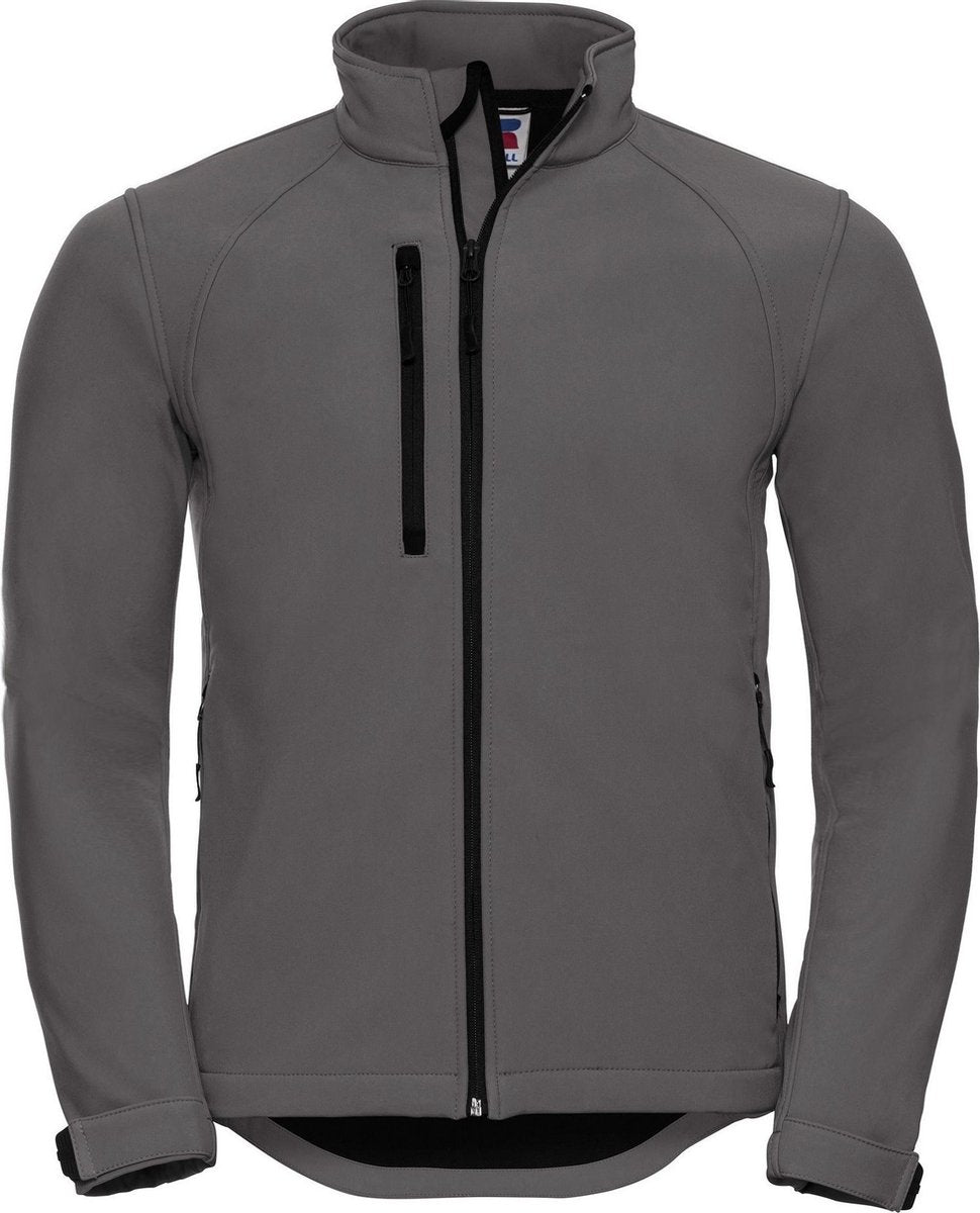 Russell Heren waterbestendig & winddicht Softshell-jasje (Titanium)