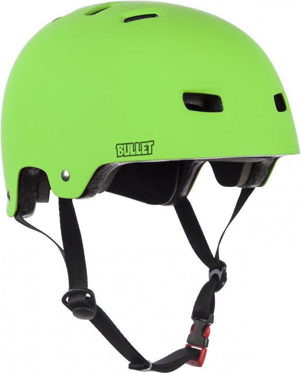 Skatehelm Bullet Deluxe groen - Maat 48 - 51cm