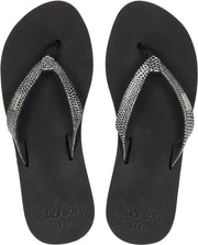 Reef Star Cushion Sassy Dames Slippers - Black/Silver - Maat 41