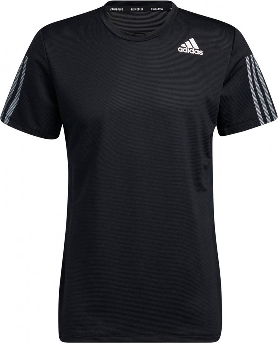 adidas Aero 3-Stripes Sportshirt Heren - Maat M