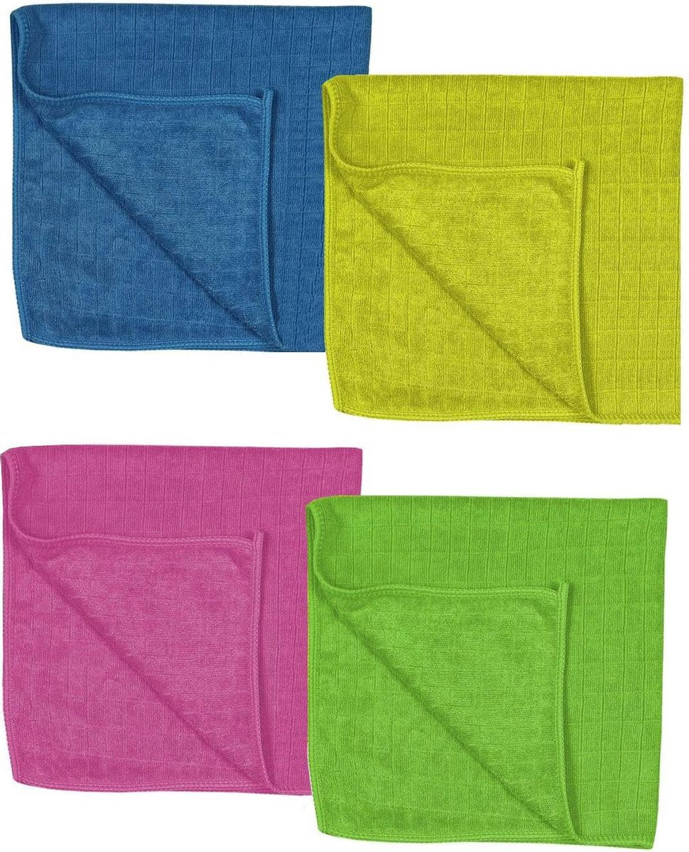 Ephemeris Microfiber 40x40cm 4 Stuks Droogdoek - Karo