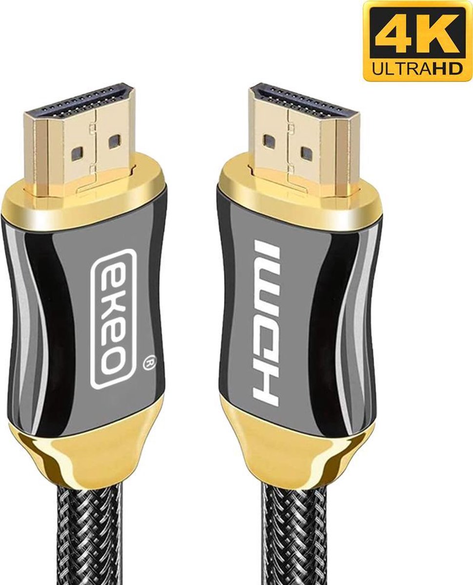 EKEO - HDMI Kabel 2.0 - Ultra HD 4K High Speed (60hz) - 15 Meter