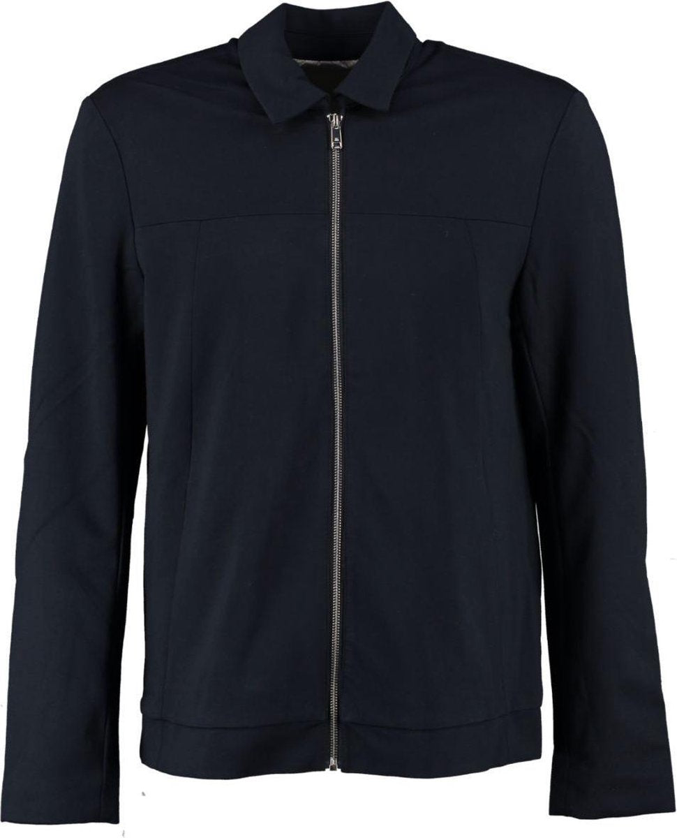 Only & sons donkerblauw gevoerd sweatjack/ vest - valt ruim - Maat L