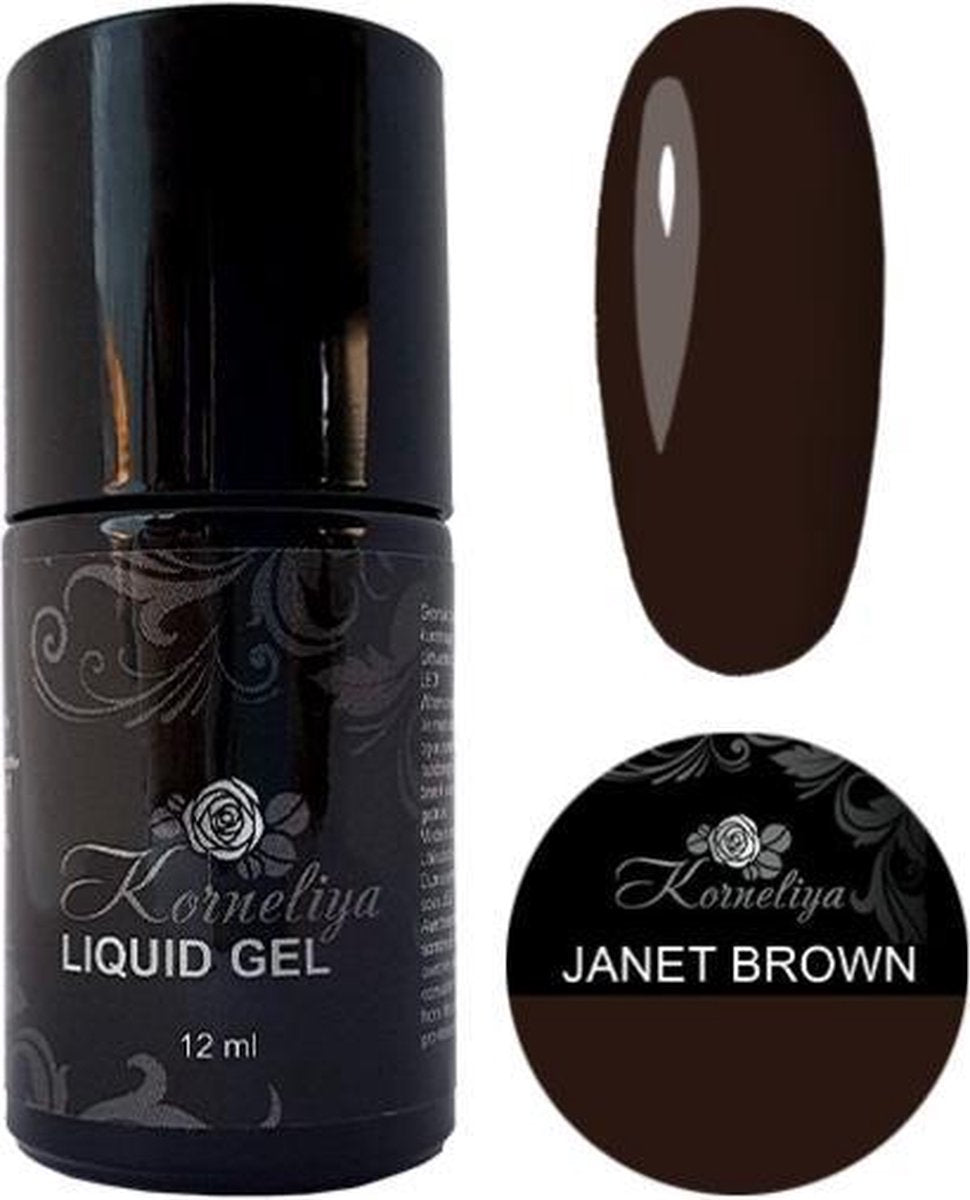 Gellak - Korneliya Liquid Gel  Expert Collection JANET BROWN 12ml