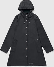 Stutterheim - Lichtgewicht regenjas voor dames - Mosebacke LW - Zwart - maat L
