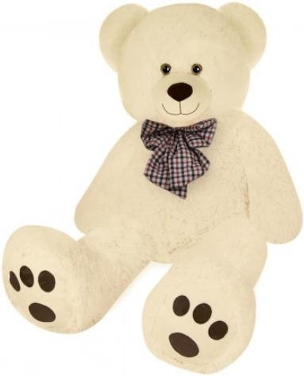 Pluche Knuffelbeer 100cm in Creme