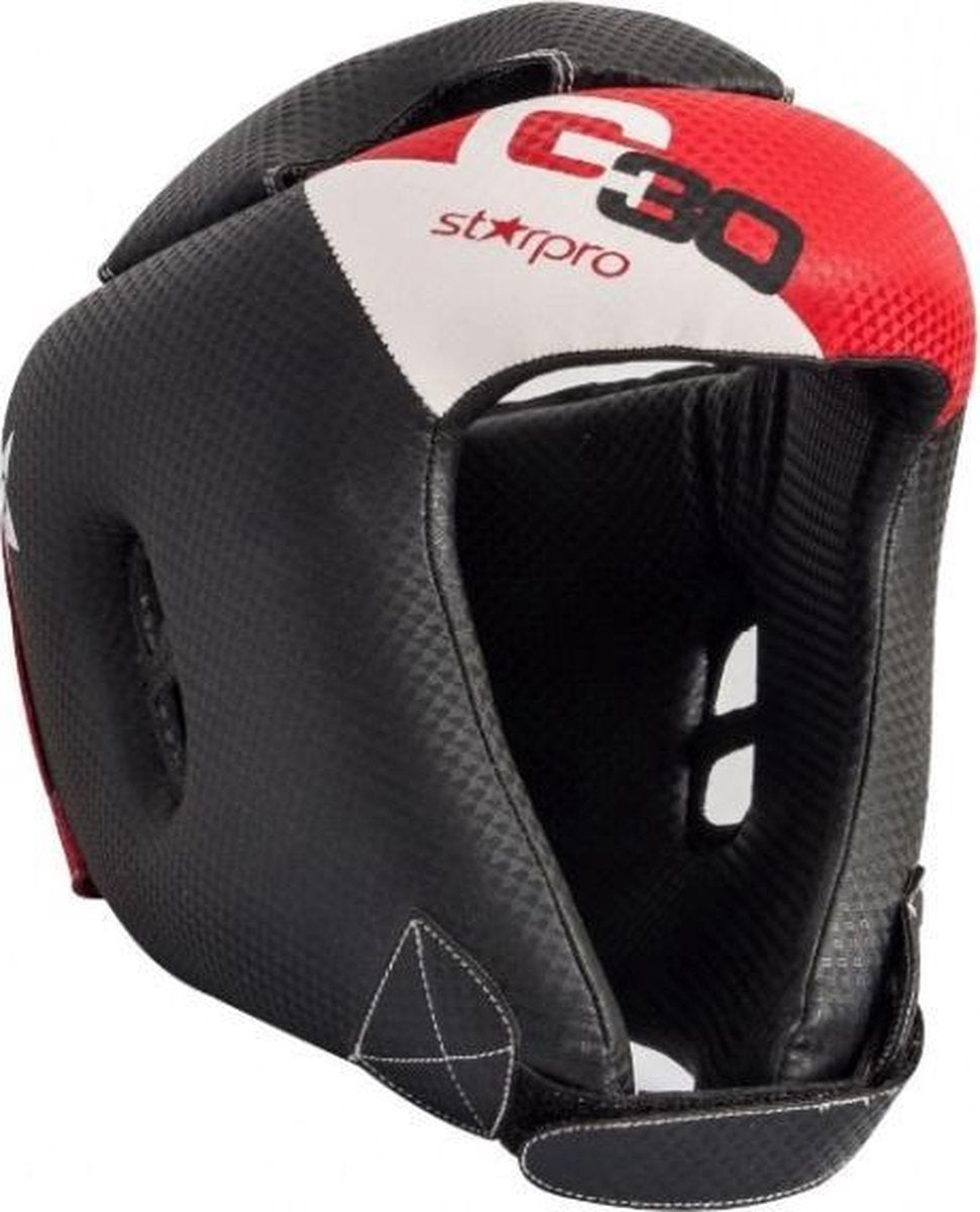 Hoofdbeschermer Voor Kinderen Starpro G30 Rood-Zwart-Wit Xl