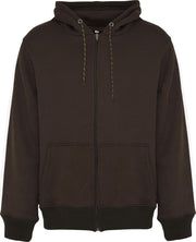 REWAGE Hoodie Met Rits Heren - Olijfgroen - L