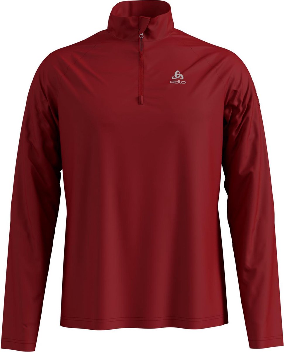Odlo Midlayer 1/2 Zip Pillon Heren  - Red Dahlia - Maat L