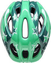 Fietshelm Meggy II M (52-58cm) - green stars