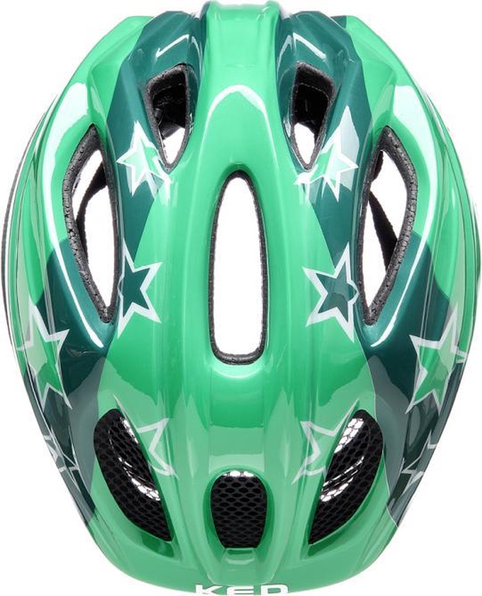Fietshelm Meggy II M (52-58cm) - green stars
