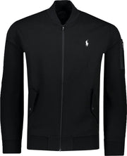 Polo Ralph Lauren  Sweater Zwart Getailleerd - Maat L - Heren - Herfst/Winter Collectie - Polyester;Katoen