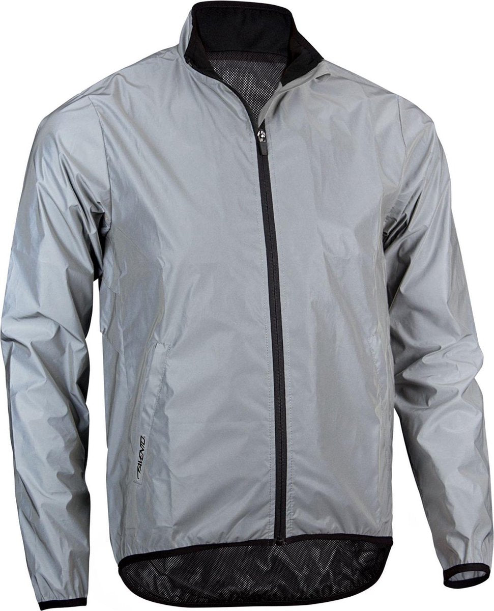 Avento Reflecterend Hardloopjack Heren - Zilver - Maat S