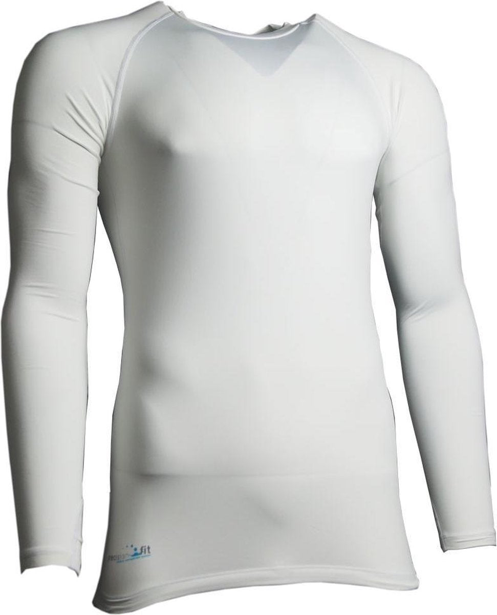 Precision Training Thermoshirt Basislaag Polyester Grijs Maat M