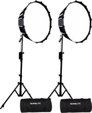 Nanlite Forza 60 LED dual kit (w/ light stand and softbox)