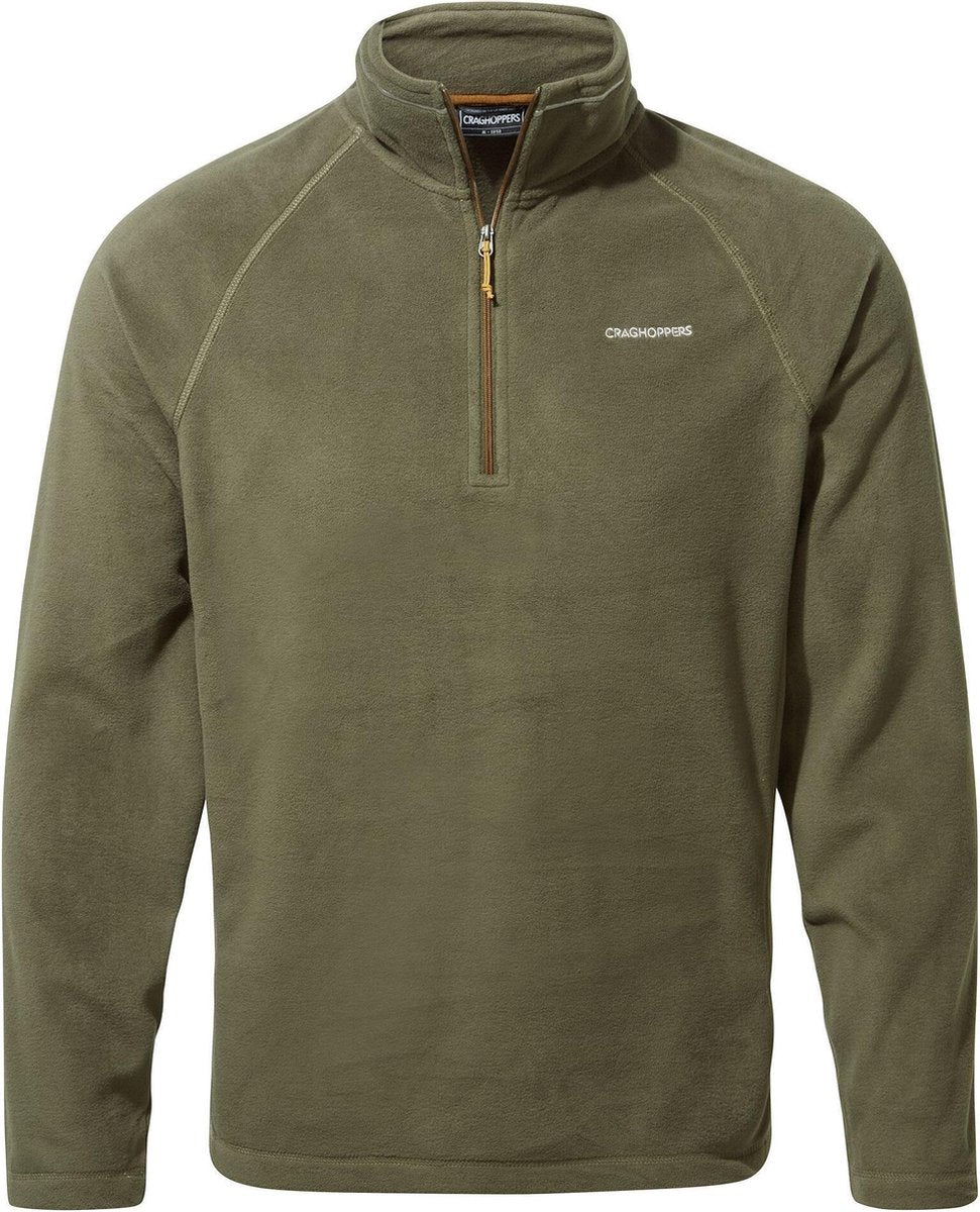 Craghoppers Longsleeve Corey Vi Half Zip Heren Polyester Groen Mt M