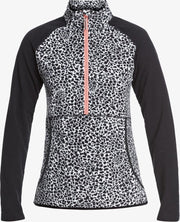 Roxy - Cascade wintersportpully - Dames - Zwart - M